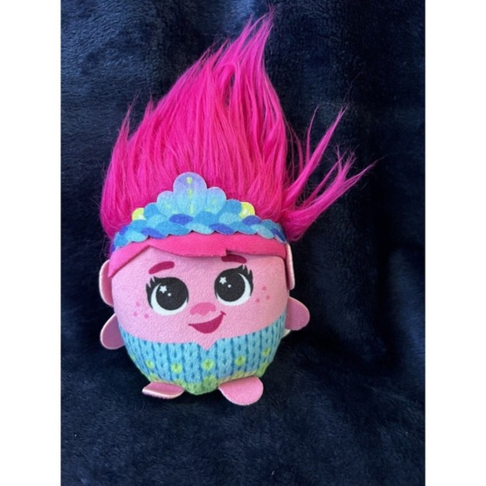 Mattel Trolls Band Together Hairmony Mixers Sound Plush - QUEEN POPPY (6 inch)‎